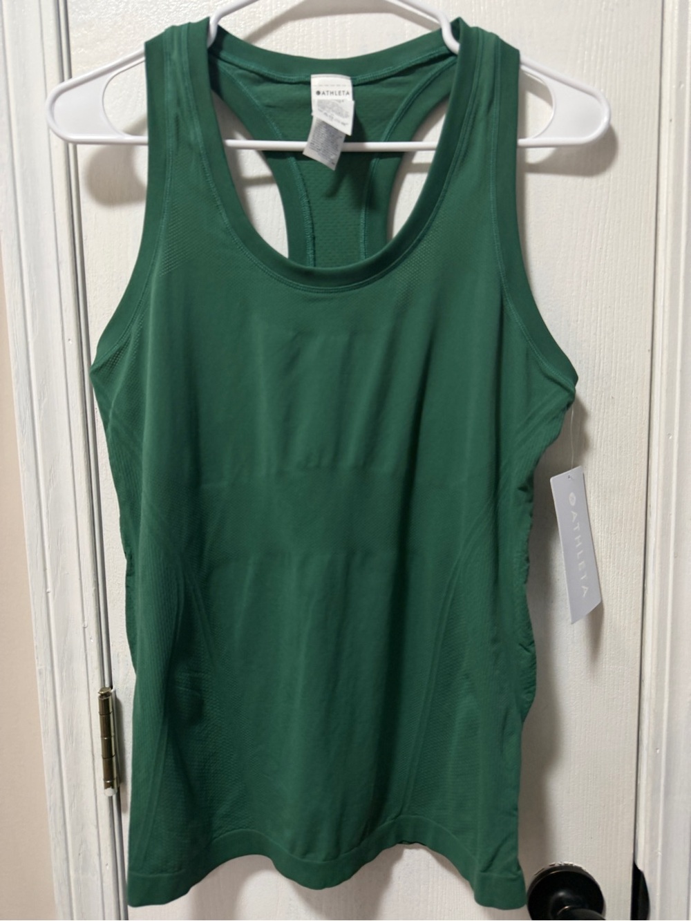 Athleta Forest Green Racerback Workout Tank